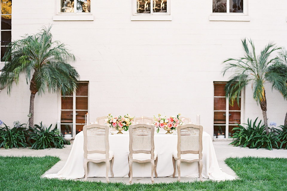  black and white classic wedding at the ebell in LA – reception 