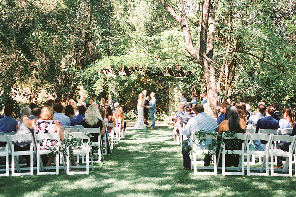  light blue and pink wedding with the groom in a light blue suit and the bride in a lace gown – bridesmaids 