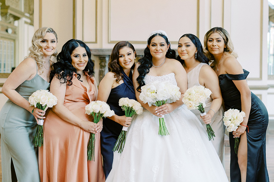  a royal black and rose grand wedding – bridesmaids  
