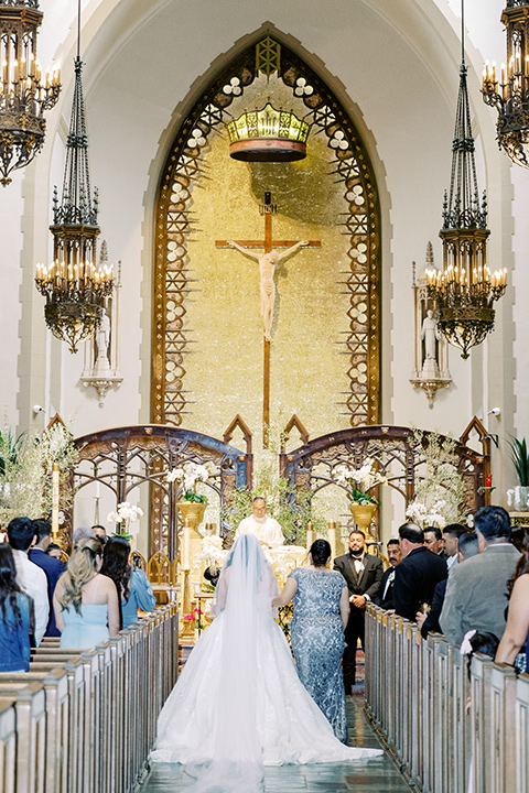  a royal black and rose grand wedding – ceremony 