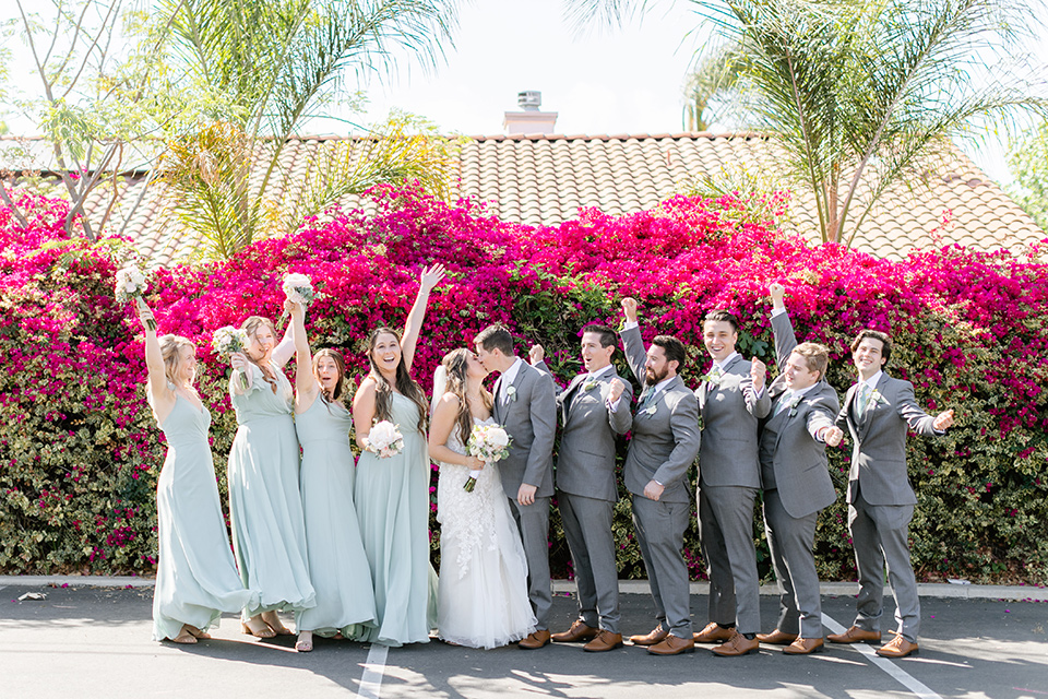  grey and dusty blue wedding with beachy touches – bridalparty 