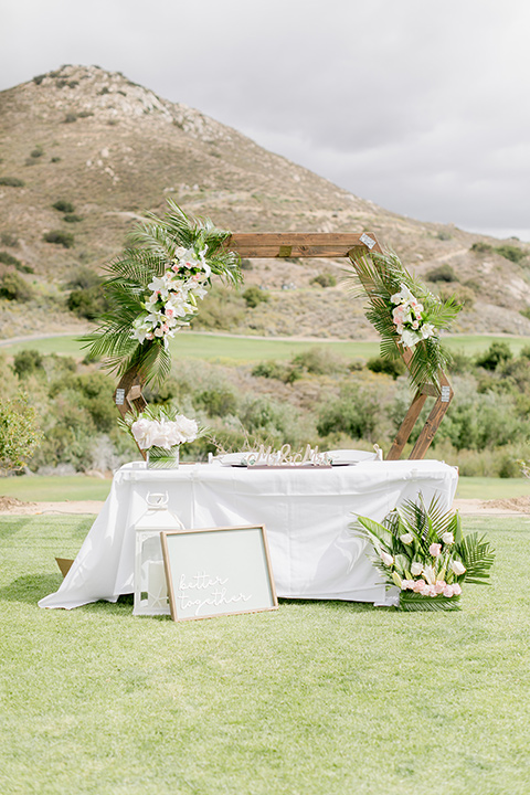  grey and dusty blue wedding with beachy touches - reception tables 