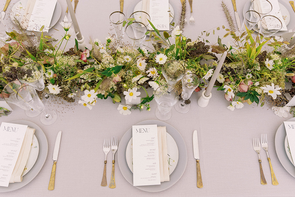  modern black and white upscale wedding on the cliffs overlooking the ocean – flatware 