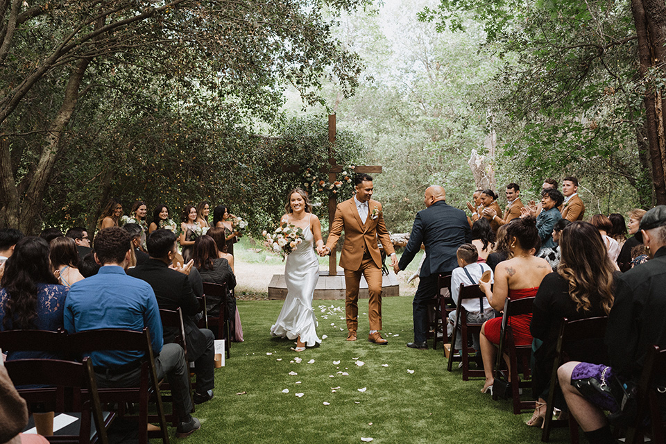  a neutral monochromatic earth toned wedding with boho trendy vibes - reception decor 