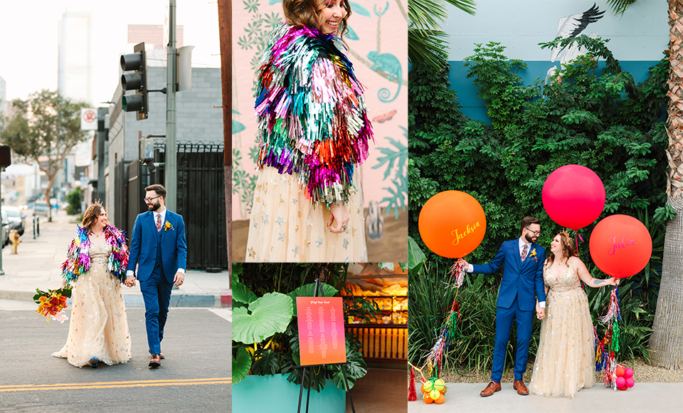  Pantone’s color of the year vivid magenta eclectic fun wedding décor and design