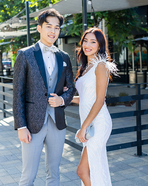  pattern tuxedos and accessories for prom