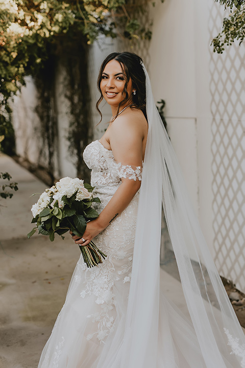  romantic neutral wedding with Spanish flare – bride