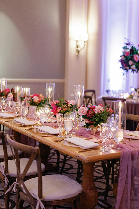  stephanie and blakes wedding at the waldorf with navy and blush décor – table decor 