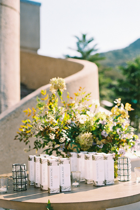  classic black tie wedding at the stone mountain estate – seating chart 