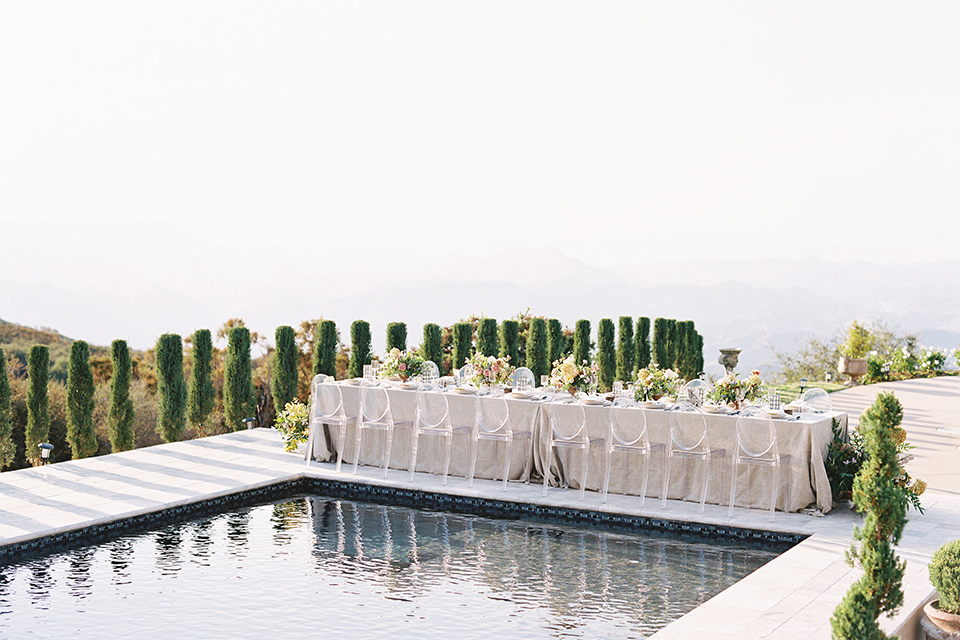  classic black tie wedding at the stone mountain estate – reception space 