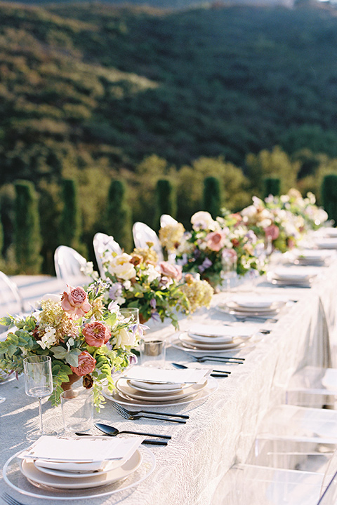  classic black tie wedding at the stone mountain estate – reception space 