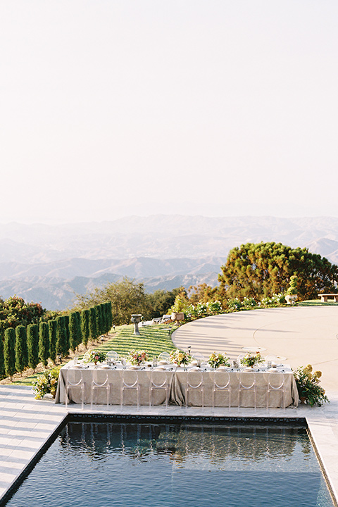  classic black tie wedding at the stone mountain estate – reception space 