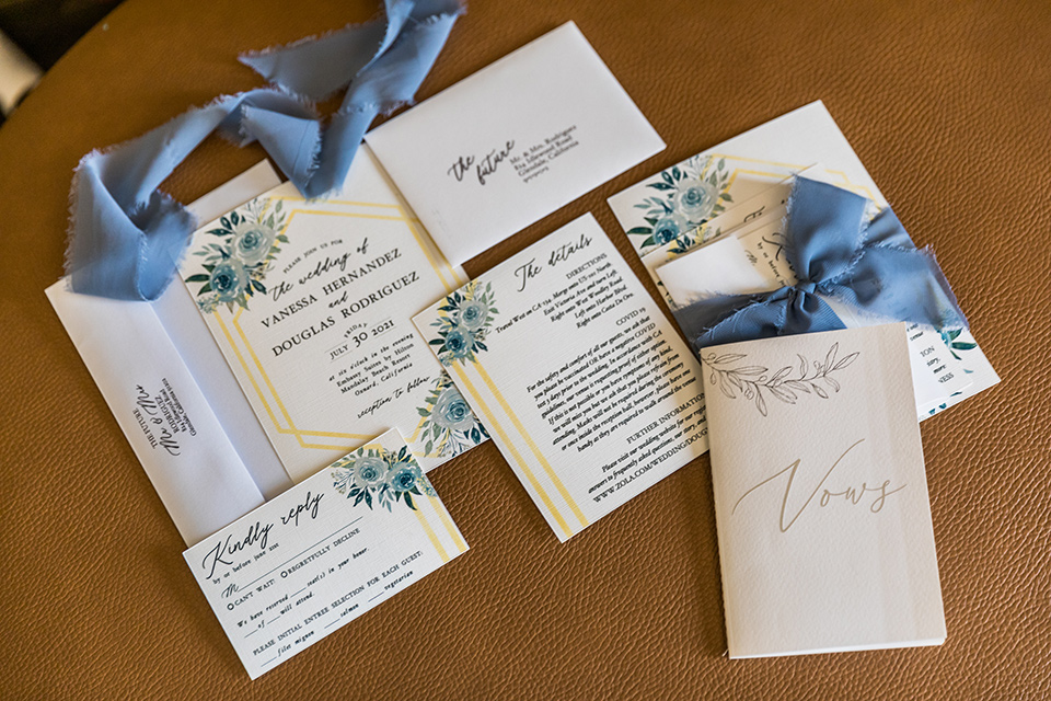  blue wedding on the sand - invitations 