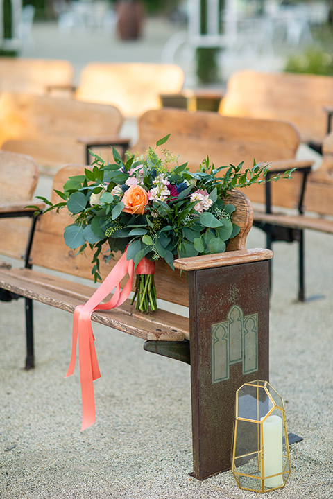  rose pink garden wedding with romantic rustic details – flowers