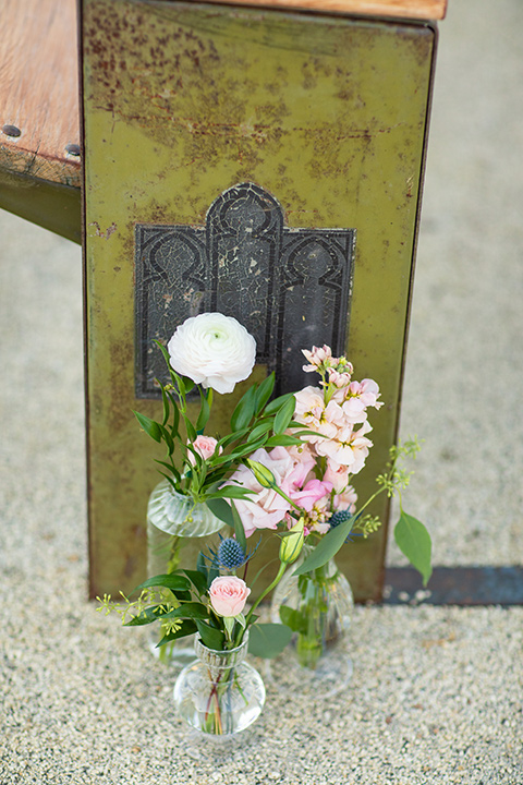  rose pink garden wedding with romantic rustic details – flowers 