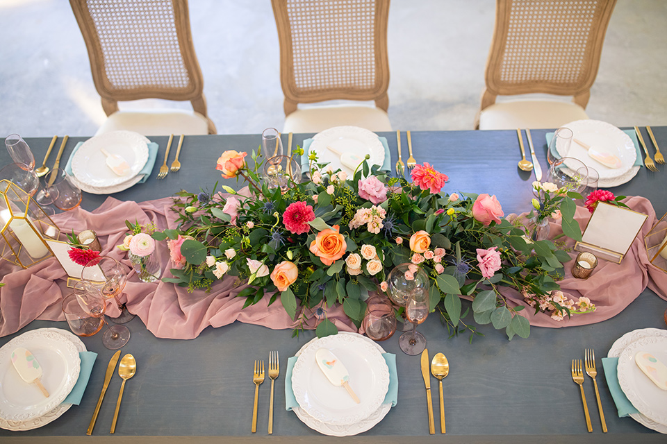  rose pink garden wedding with romantic rustic details – flatware