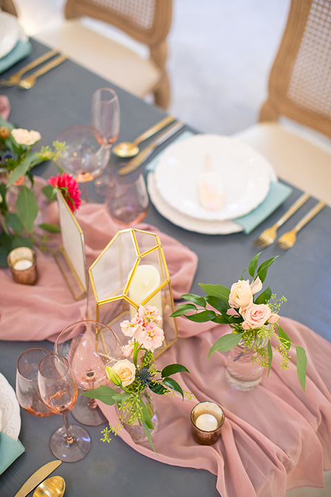  rose pink garden wedding with romantic rustic details – décor