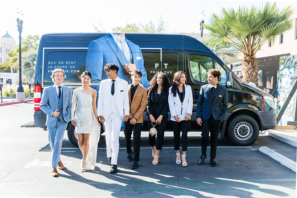  winter formal dance checklist and style tips – group by the Friar Tux delivery van