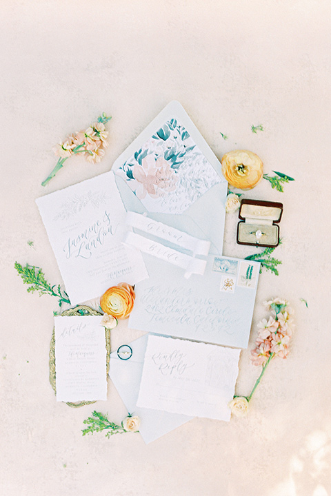  pastel and grey wedding with old world charm - groom 