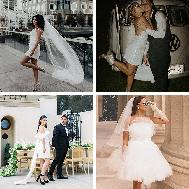  20 top 2024 wedding trends – Interactive Reception  - mini dress 