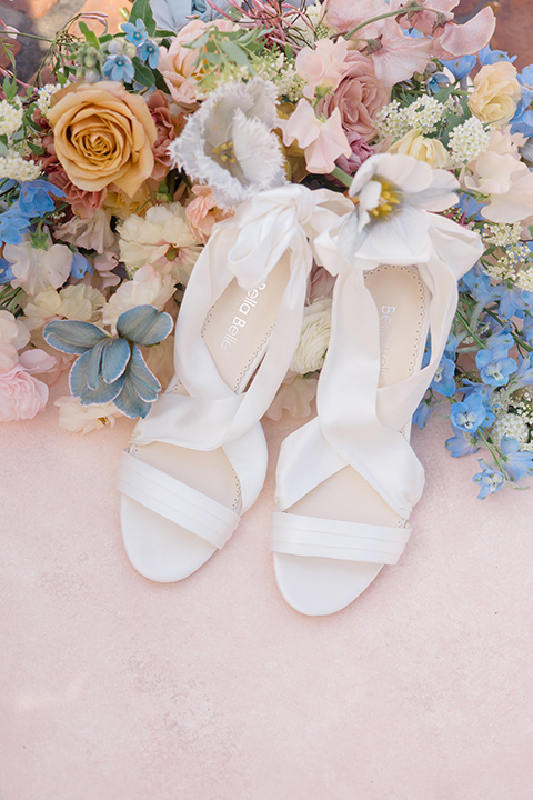  a colorful wedding with black tie style – bridal shoes