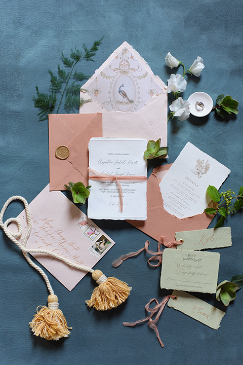  a European romantic wedding with an old world ethereal vibe – invitations 