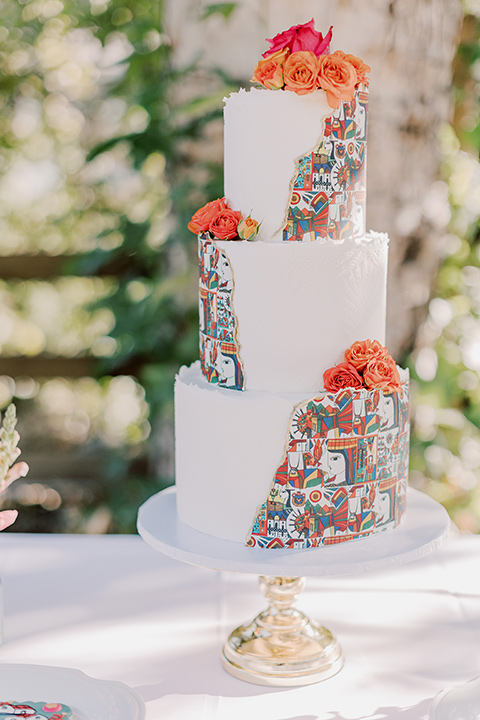  a wedding with central american cultural inspiration – cake + cookies 