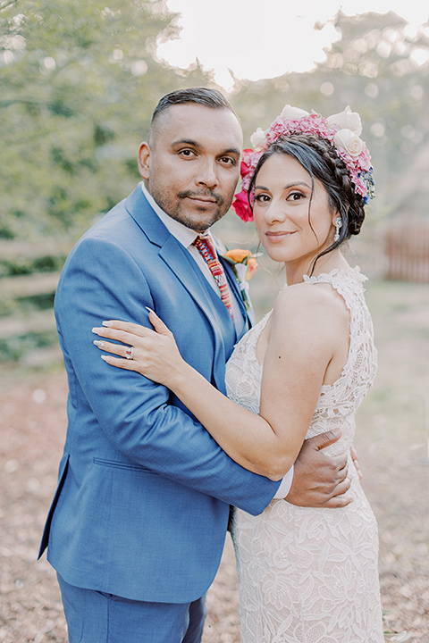  a wedding with central american cultural inspiration – couple kissing 