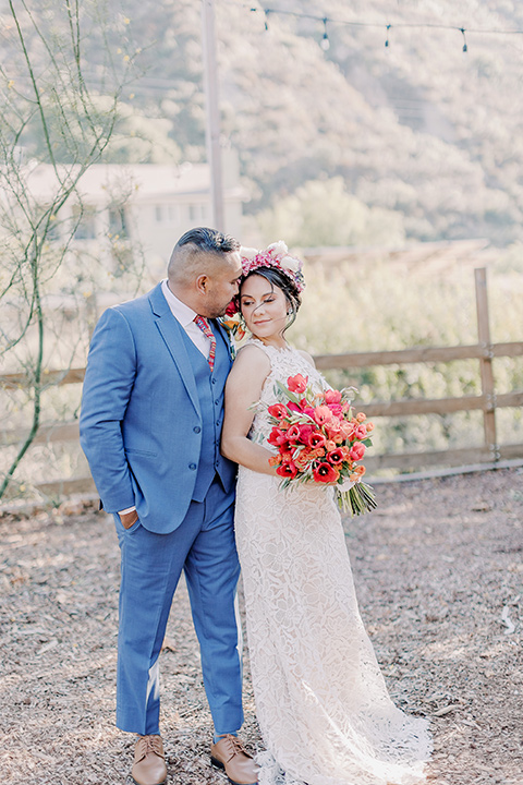  a wedding with central american cultural inspiration – couple embracing 