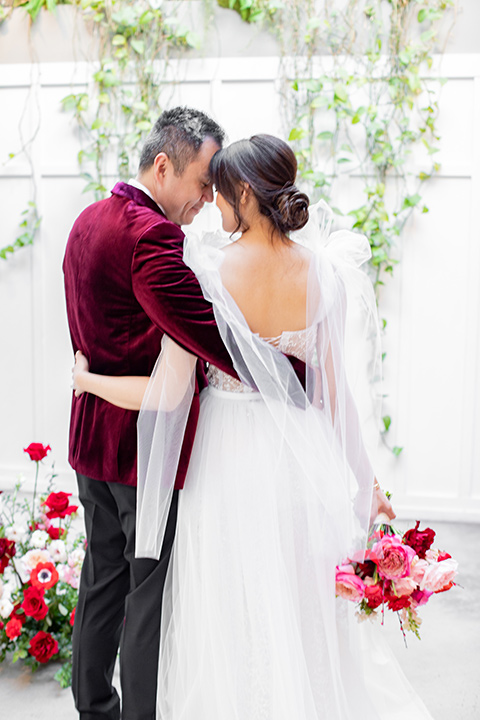  a modern Chinese wedding with a traditional ceremony – couple at ceremony 