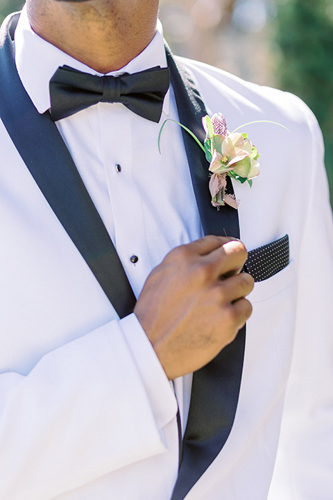 luxury wedding at Greystone Mansion with a classic design scheme - groom 